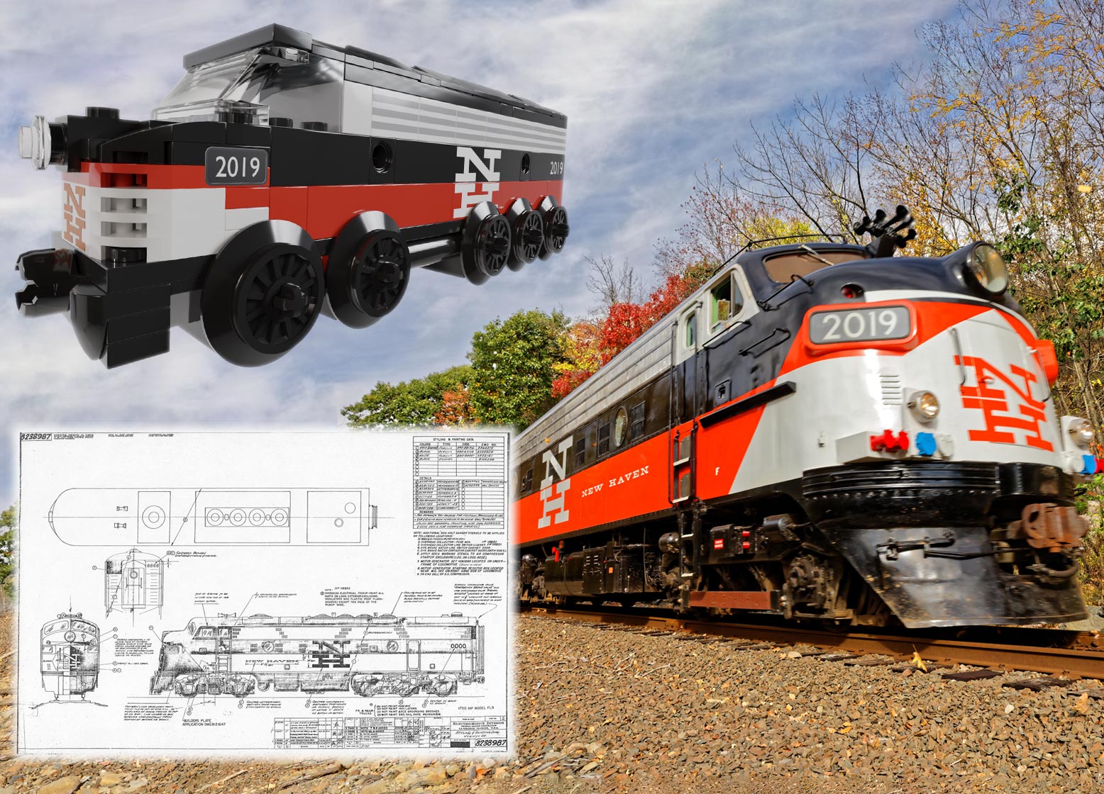 Accurate modeling of your trains in toy building block form